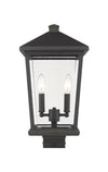 Beacon 2 Light Outdoor Post Mount Fixture in Oil Rubbed Bronze Finish