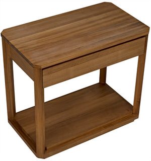 SL11 Side Table, Gold Teak