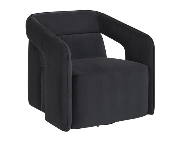 Kendrick Swivel Chair - Abbington Black