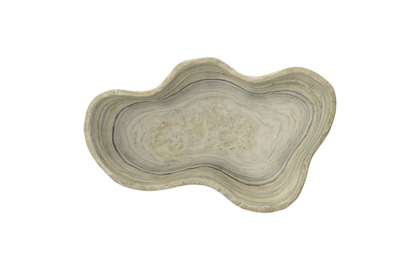 Cast Gray Onyx Bowl, Faux Finish, Smallall