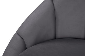 Jesse Chair In Grey Velvet