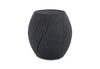 Charred Drum Stool, Resin