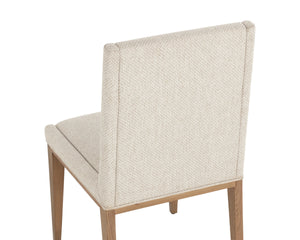 KALLA DINING CHAIR - MONUMENT OATMEAL
