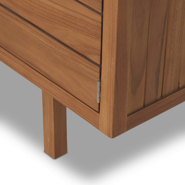 Lula Outdoor Sideboard - Natural Teak-FSC