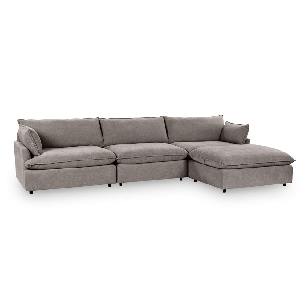 Caplan 4-Piece Modular Sectional in Elite-Charcoal