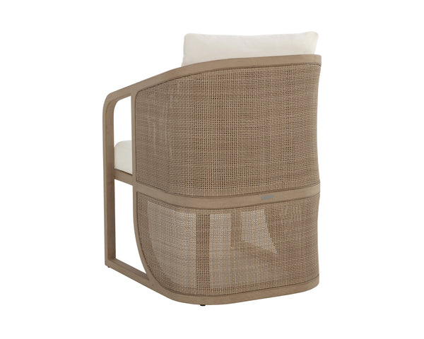 PALERMO DINING CHAIR - DRIFT BROWN - STINSON CREAM