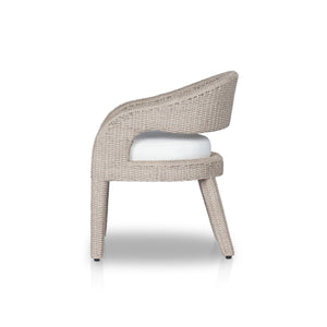 Hawkins Outdoor Dining Chair in Vintage White