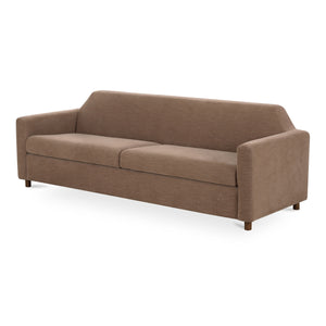 Moe's Finch Sofa in Soft Brown Linen Blend