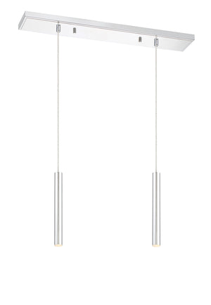 Forest 2 Light Island/Billiard in Chrome Finish