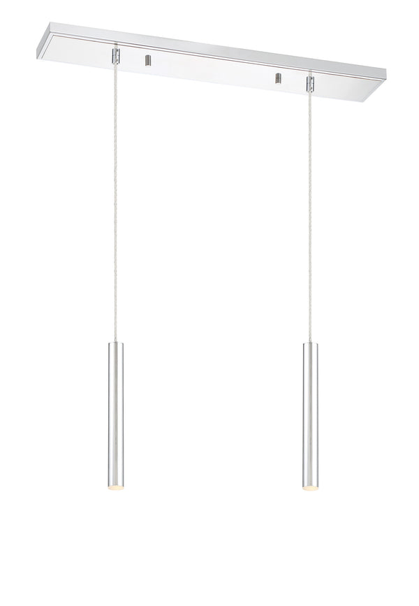 Forest 2 Light Island/Billiard in Chrome Finish