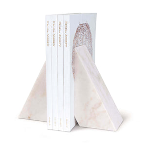 Othello Marble Bookends (White)