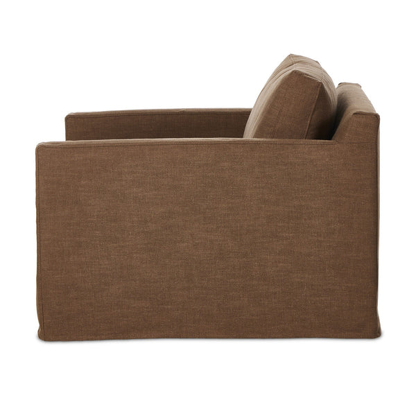 Hampton Slipcover Swivel Chair - Antwerp Cafe