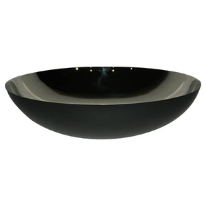 Stainless Steel Dish Chrome/Black