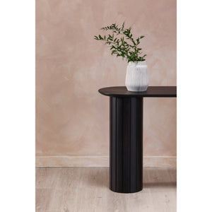 Moe's Povera Console Table Black Acacia Wood