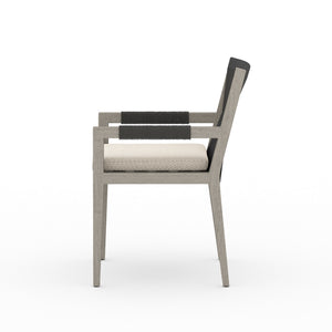 Sherwood Dining Armchair In Grey/Faye Sand