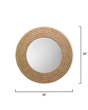 Meadow Seagrass Round Mirror