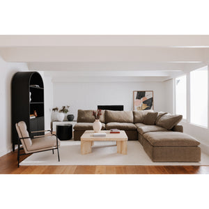 Moe's Wilde Display Cabinet in Black Oak