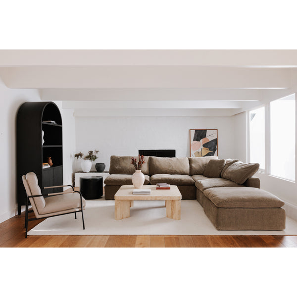 Moe's Wilde Display Cabinet in Black Oak