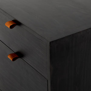 Trey Modular Filing Credenza in Black Wash