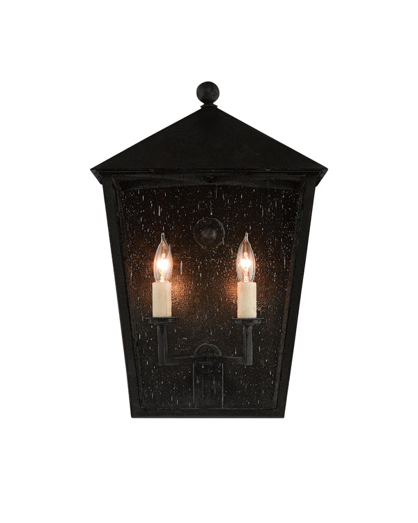 Bening Medium Outdoor Wall Sconce In Midnight