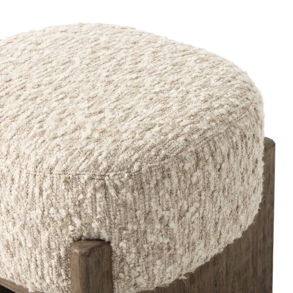 Kirby Accent Stool - Solema Cream