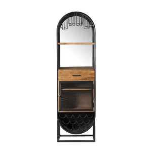 Roswell 23" Width Iron and Mango Wood Bar Counter