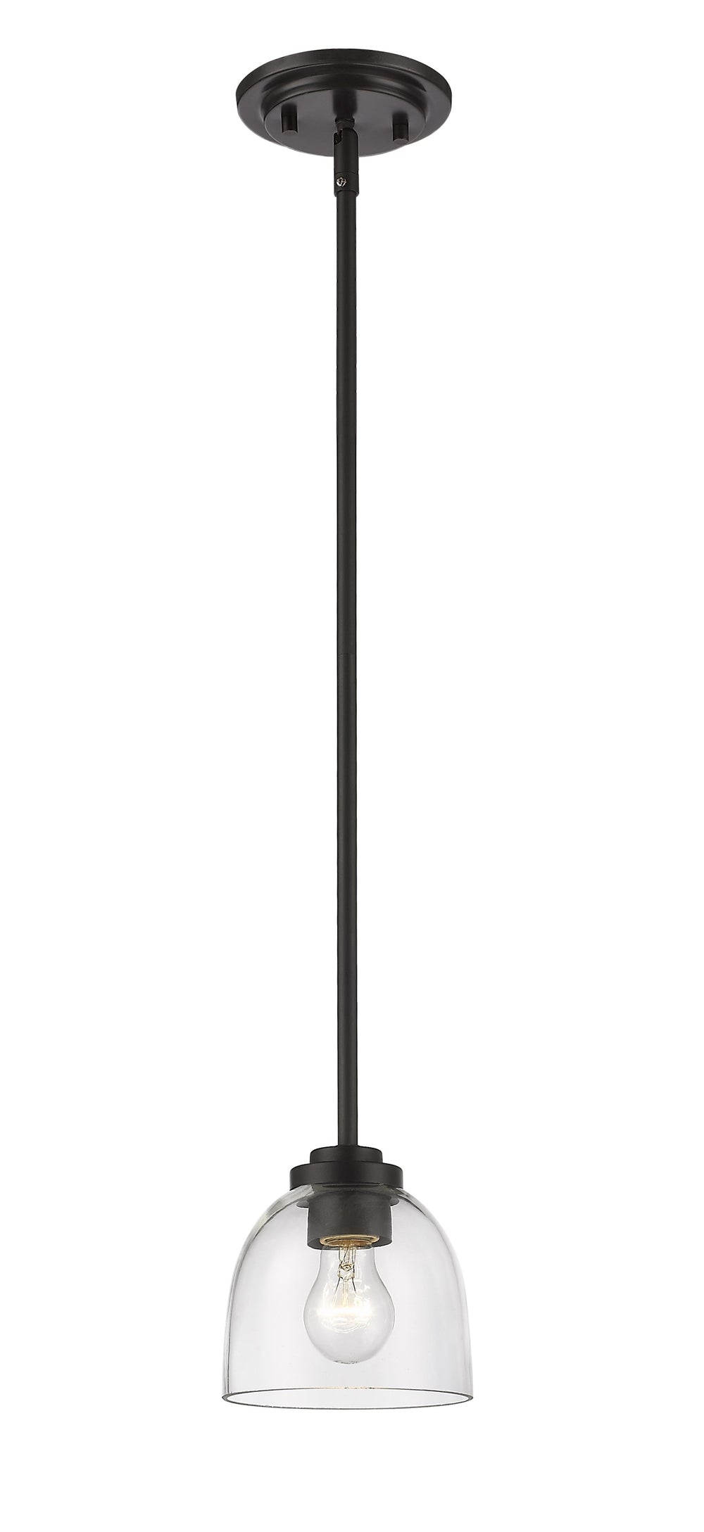 Ashton  1 Light Mini Pendant in Bronze Finish