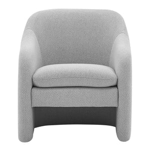 Zella Fabric Accent Arm Chair In Cardiff Gray