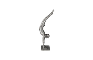 Handstand Sculpture, Aluminum, Smallall