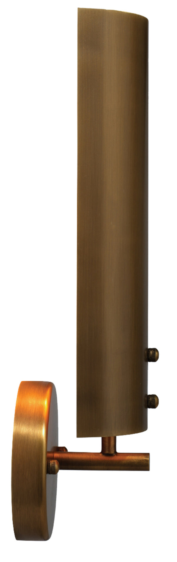 Olympic 1-Light Wall Sconce, Antique Brass Metal