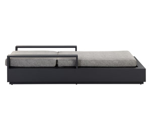 TAVIRA LOUNGER - CHARCOAL - LANIKAI SALT AND PEPPER