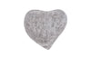 Heart Wall Tile, Chamcha Wood, Grey Stone