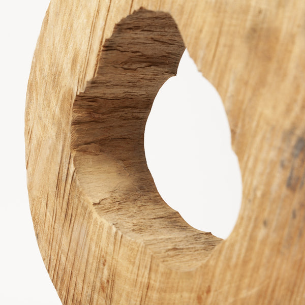 Ironwood II (Small) 13L x 4W Natural Wooden Circular Object