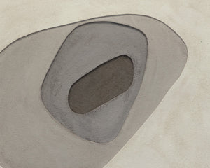 ZEN GARDEN (SET OF 3) - 30" X 30" - BLACK FLOATER FRAME