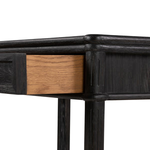 Toulouse Nightstand In Distressed Black