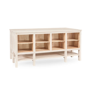 Creamwood Workstation - White Washed Finish