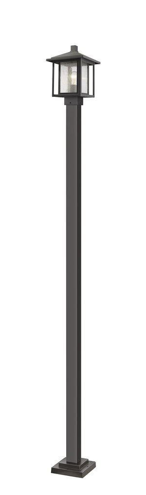 Aspen 1 Light Outdoor Post Mounted Fixture in Oil Rubbed Bronze Finish