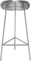 Sylvester Bar Stool In Silver