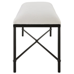 Avenham Black Framed Bench
