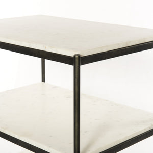 Felix Nightstand in Hammered Grey