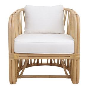 Shanaya Rattan Accent Arm Chair, Natural