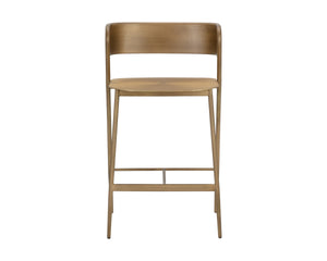 KEANU COUNTER STOOL - ANTIQUE GOLD