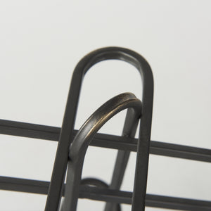 Henderson 12.2L x 9.1W x 9.1H Black Metal Paperclip Decorative Object