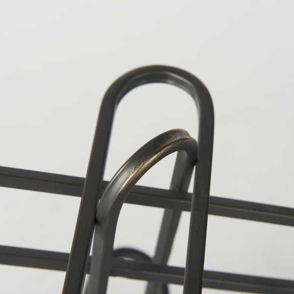 Henderson 12.2L x 9.1W x 9.1H Black Metal Paperclip Decorative Object