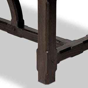 The Arch Dining Table in Medium Brown Fir Veneer