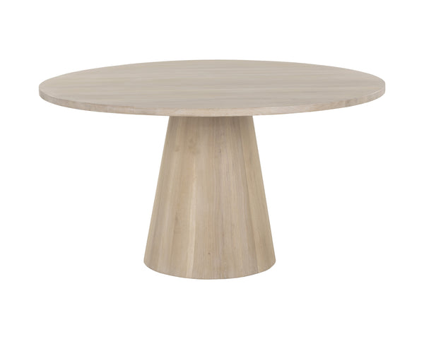 ELINA DINING TABLE - ROUND - LIGHT OAK - 54"
