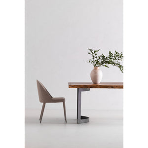 Moe's Bent Small Dining Table in Natural Acacia Wood