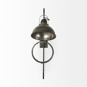 Tazb 13L x 11W x 62H Gold Metal Conical Shade Wall Sconce