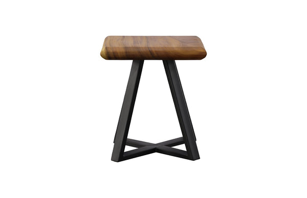 Trapezium Side Table, Black Base