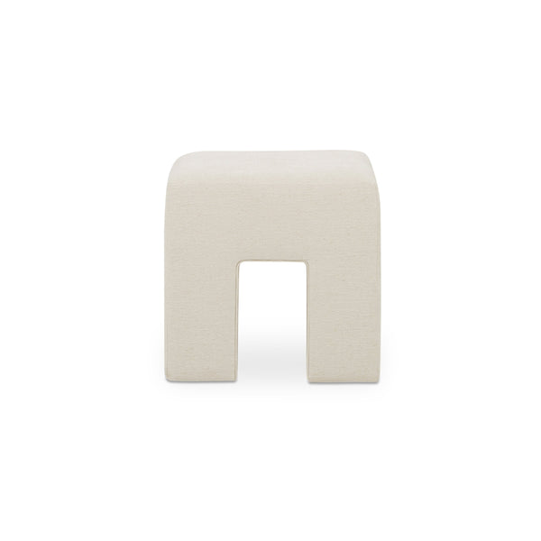 Aidy Stool in Oat Linen-Blend